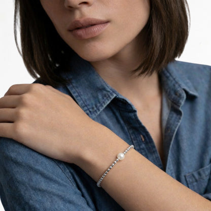 Bracelet perle argent 925 Raphaelle Bellaime 5