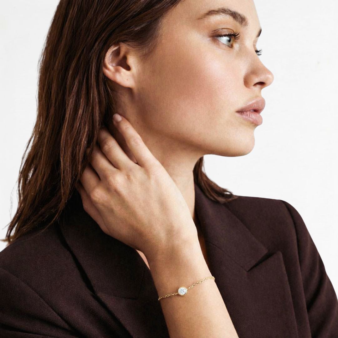 Bracelet plaqué or 18K Celeste Bellaime 2