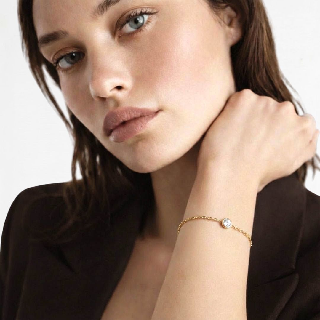 Bracelet plaqué or 18K Celeste Bellaime 3