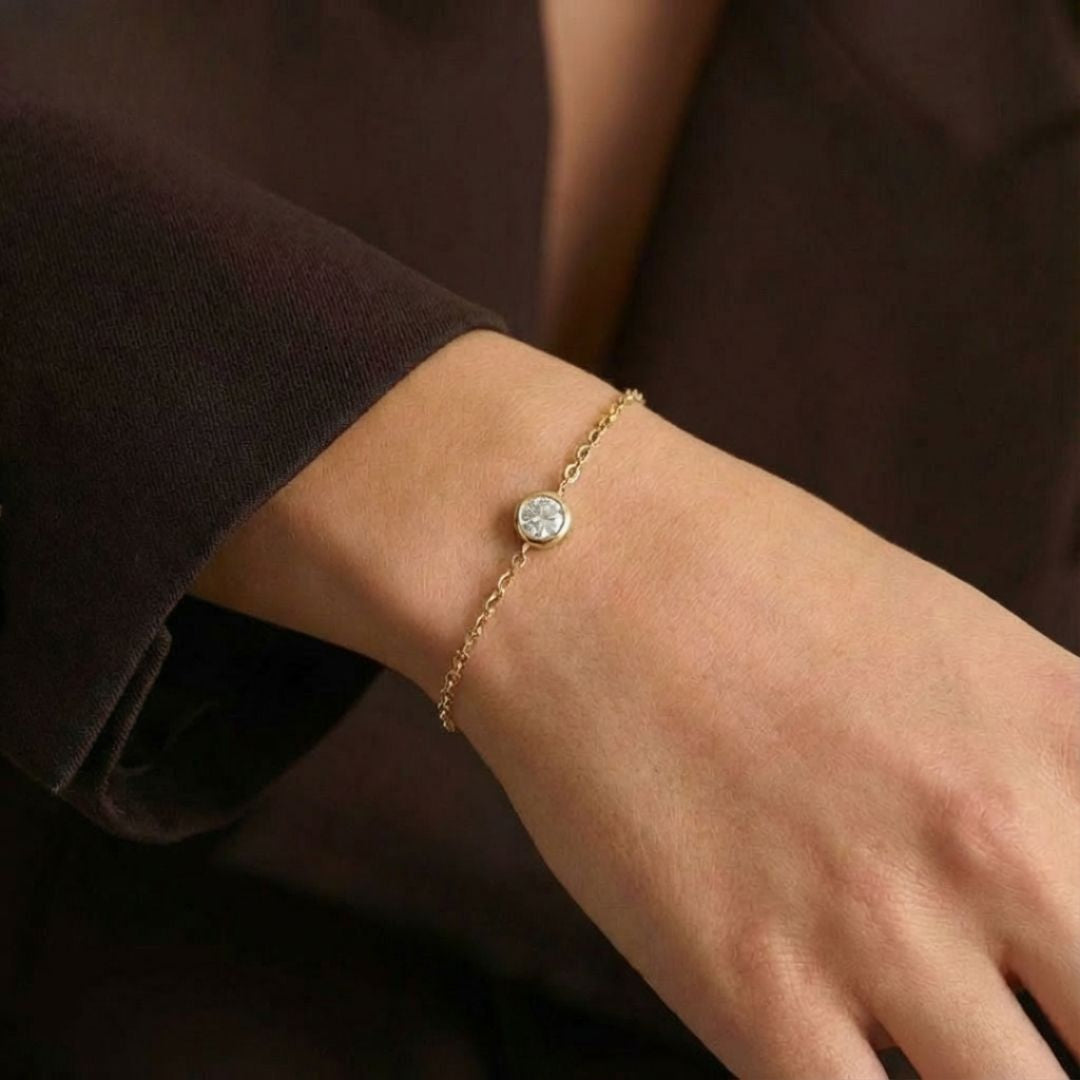 Bracelet plaqué or 18K Celeste Bellaime 4