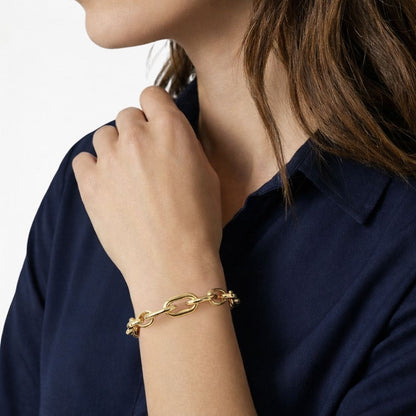 Bracelet chaine acier inoxydable Denise Bellaime 3