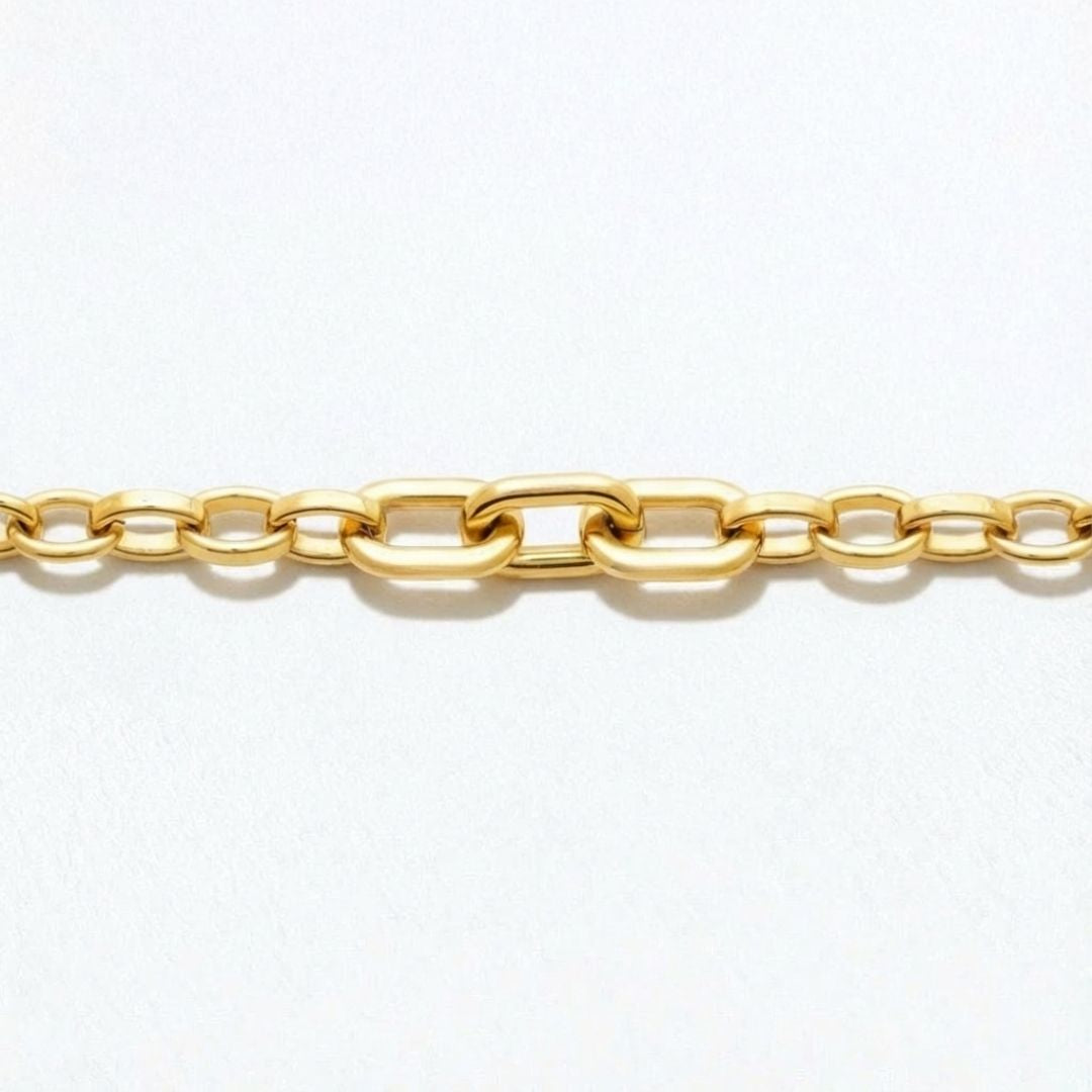 Bracelet chaine acier inoxydable Denise Bellaime 6