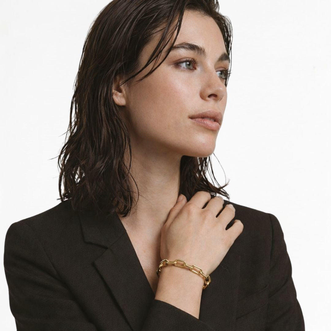 Bracelet chaine acier inoxydable Roxane Bellaime 4