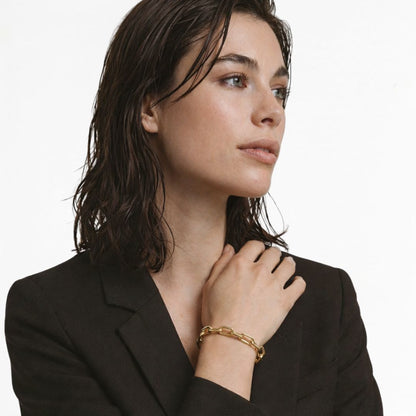 Bracelet chaine acier inoxydable Roxane Bellaime 4