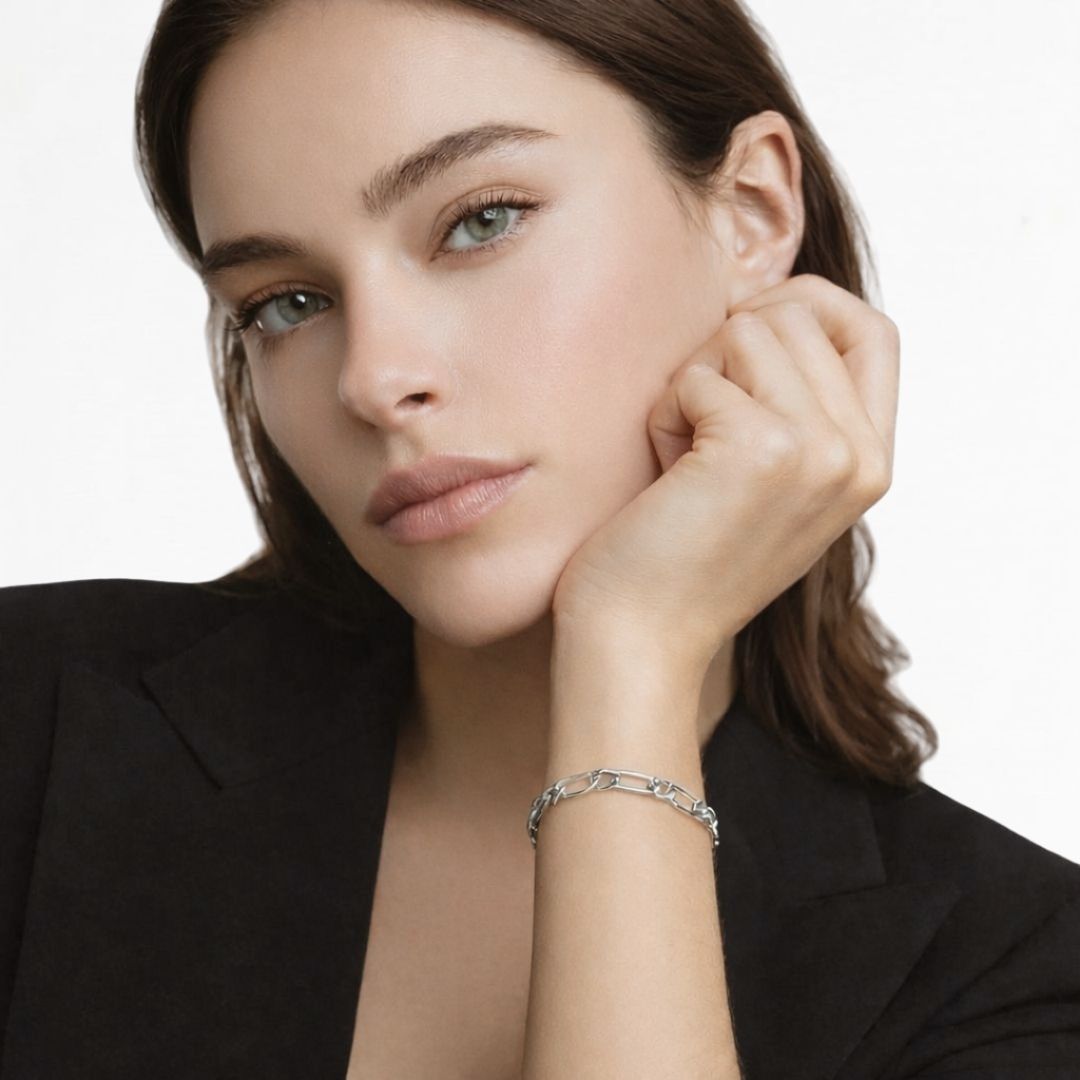 Bracelet chaine argent 925 Agathe Bellaime 2