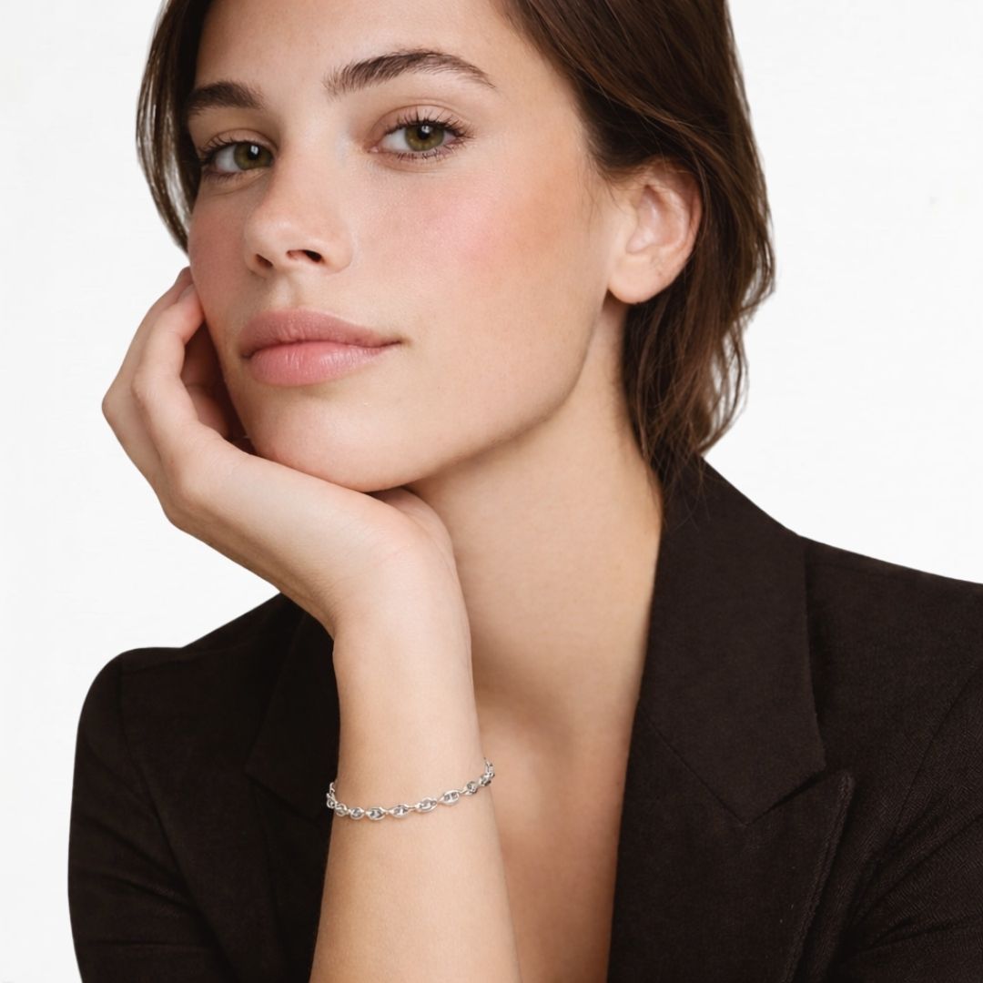 Bracelet chaine argent 925 Dorine Bellaime 2