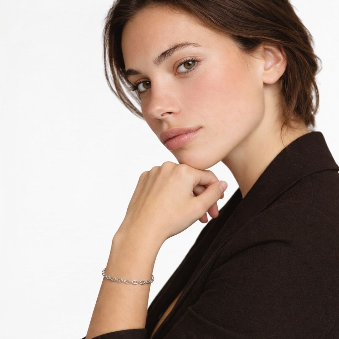 Bracelet chaine argent 925 Dorine Bellaime 4