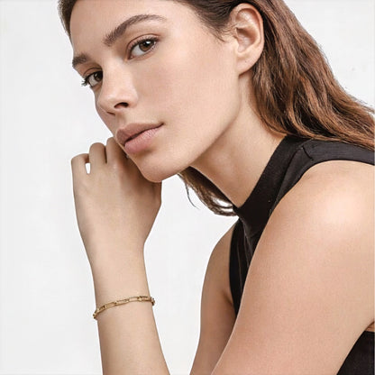 Bracelet chaine plaqué or 18K Charlotte Bellaime 4