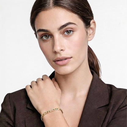 Bracelet chaine plaqué or 18K Agathe Bellaime 4