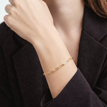 Bracelet chaine plaqué or 18K Anne Bellaime 3