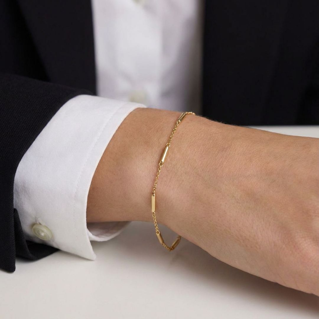 Bracelet chaine plaqué or 18K Constance Bellaime 3