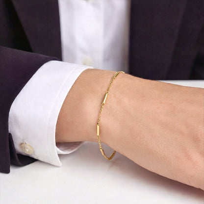 Bracelet chaine plaqué or 18K Constance Bellaime 3