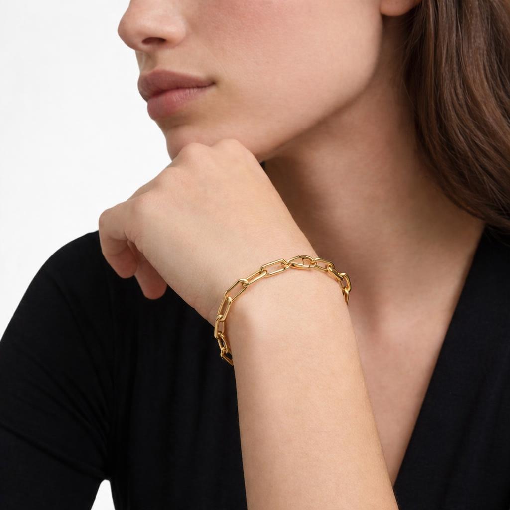 Bracelet chaine plaqué or 18K Gaelle Bellaime 3
