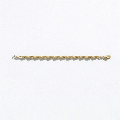 Bracelet chaine torsadé plaqué or 18K Margaux Bellaime 5