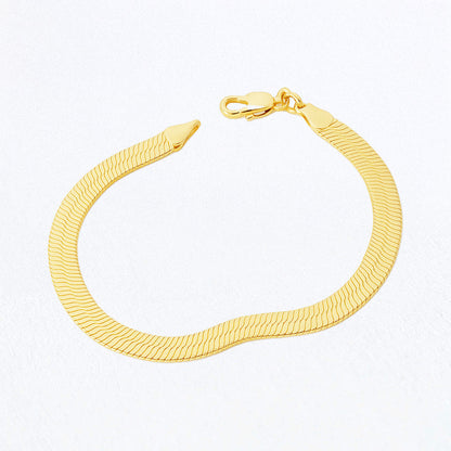 Bracelet cobra plaqué or 18K Bellaime 3