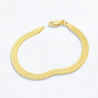 Bracelet cobra plaqué or 18K Bellaime 7