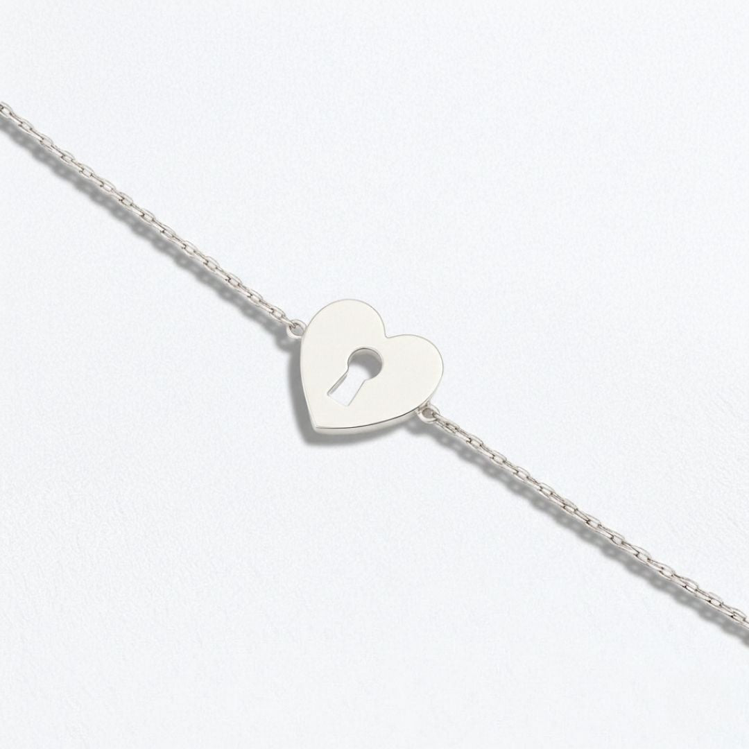 Bracelet cœur argent 925 Deep Love Bellaime 4