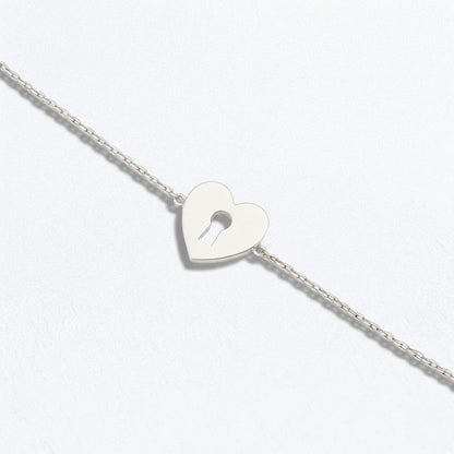 Bracelet cœur argent 925 Deep Love Bellaime 4