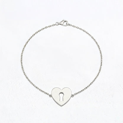 Bracelet cœur argent 925 Deep Love Bellaime