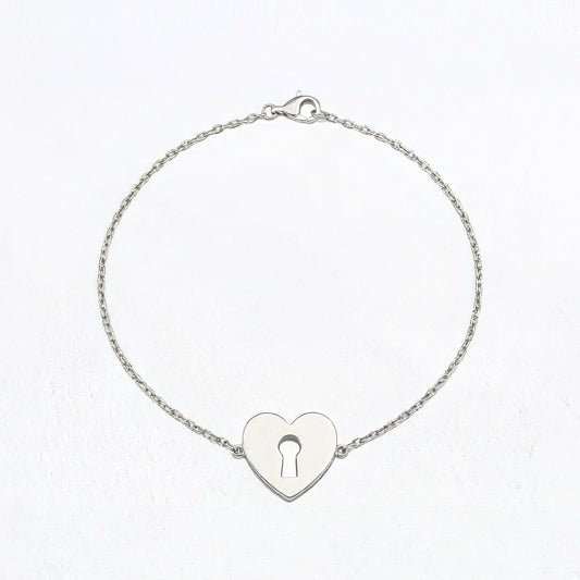 Bracelet cœur argent 925 Deep Love Bellaime