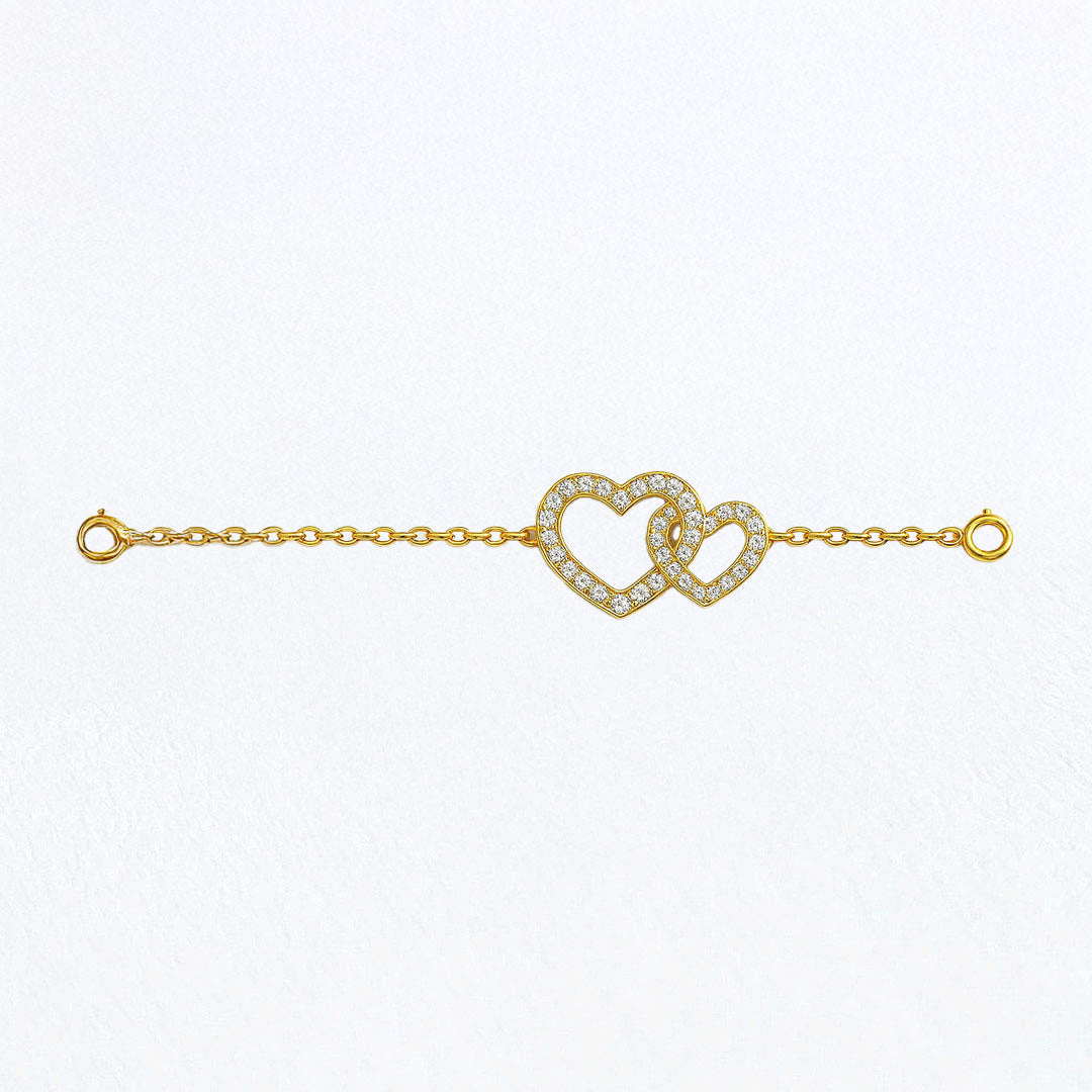 Bracelet cœur plaqué or 18K Julia Bellaime 3