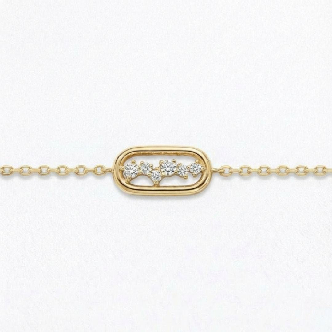 Bracelet Constellation plaqué or 18K Bellaime