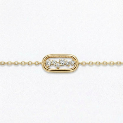 Bracelet Constellation plaqué or 18K Bellaime