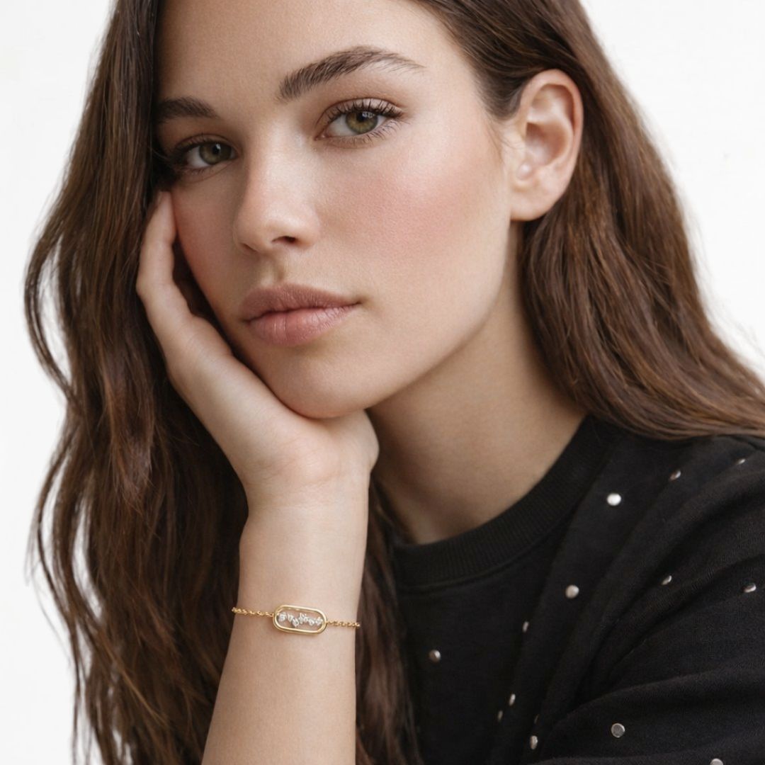 Bracelet Constellation plaqué or 18K Bellaime 2