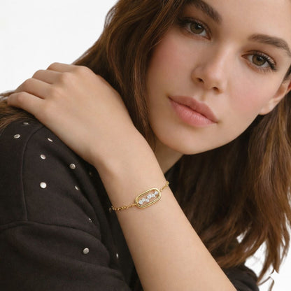 Bracelet Constellation plaqué or 18K Bellaime 4