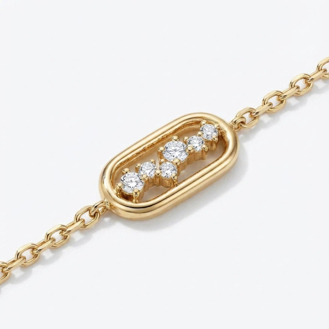 Bracelet Constellation plaqué or 18K Bellaime 5