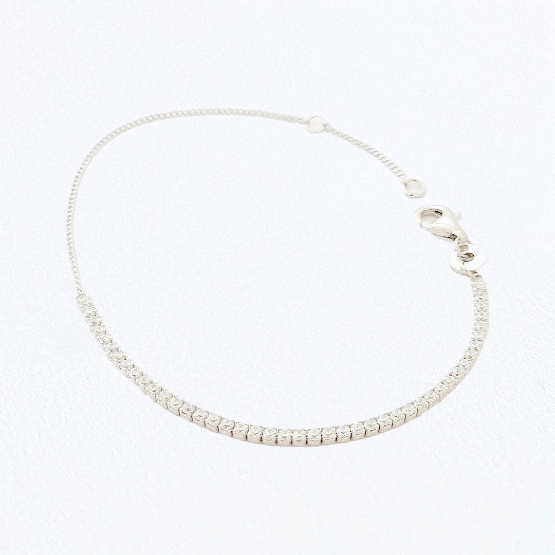Bracelet chaine argent 925 zirconium High Sky Bellaime 2