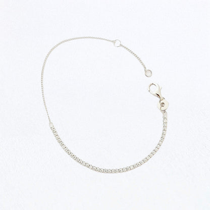 Bracelet chaine argent 925 zirconium High Sky Bellaime 3