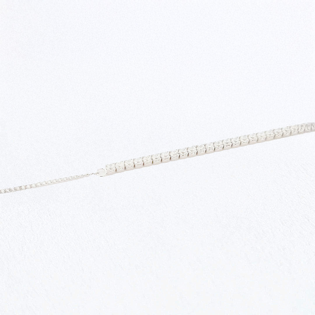 Bracelet chaine argent 925 zirconium High Sky Bellaime 4
