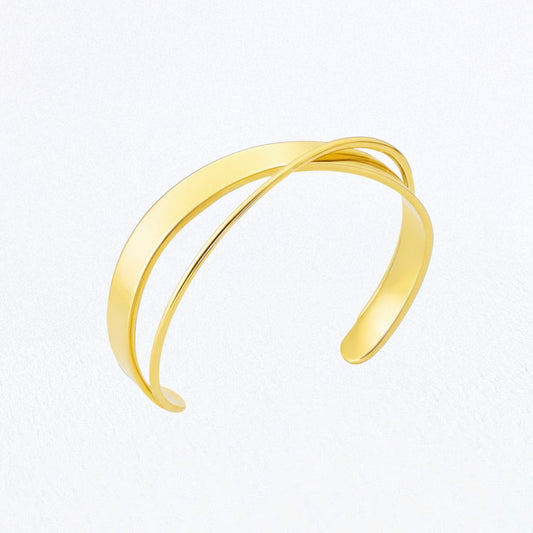 Bracelet jonc acier inoxydable Ambre Bellaime