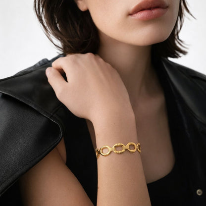 Bracelet jonc acier inoxydable Destiny Bellaime 2