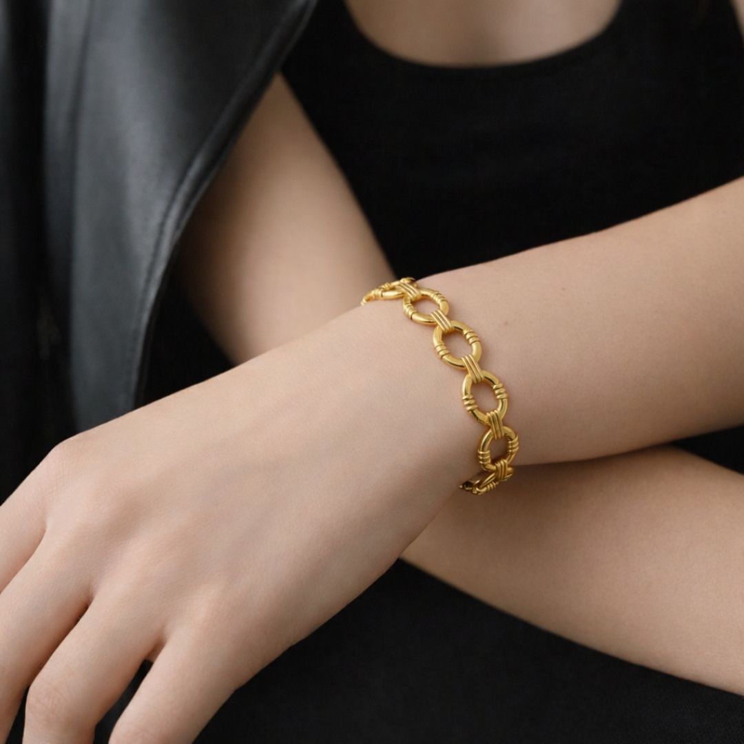 Bracelet jonc acier inoxydable Destiny Bellaime 3