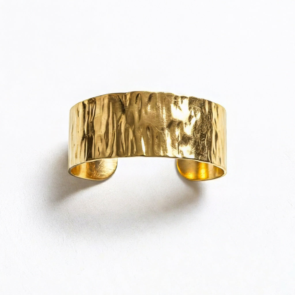 Bracelet jonc acier inoxydable or Laure Bellaime 5