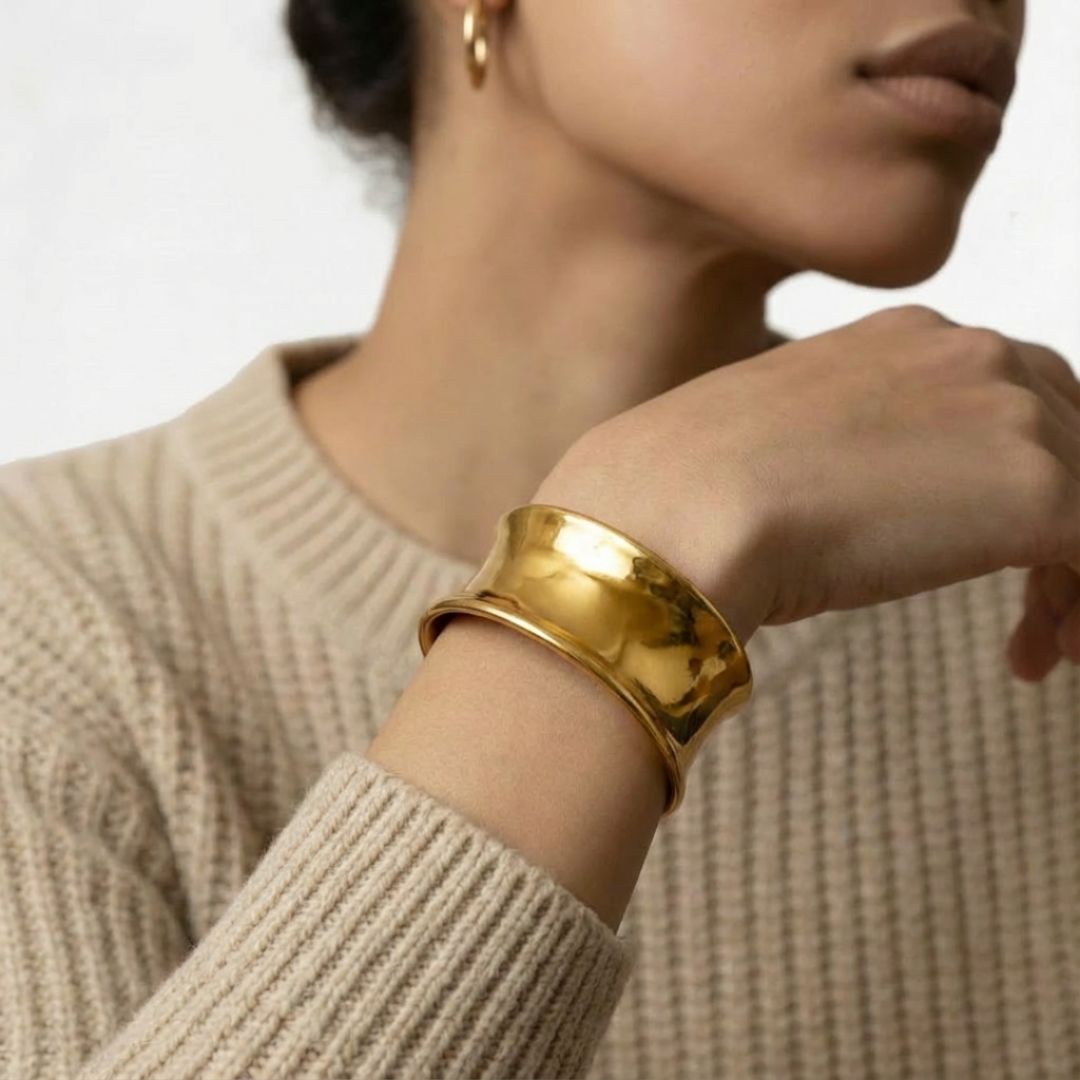 Bracelet jonc acier inoxydable Louise Bellaime 5