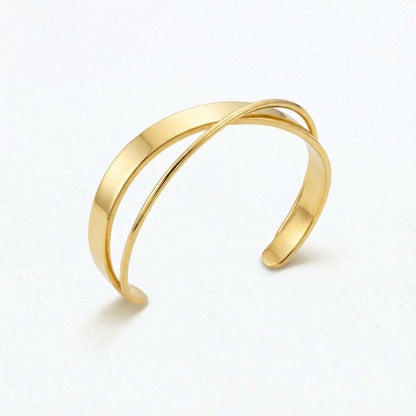 Bracelet jonc acier inoxydable Ambre Bellaime