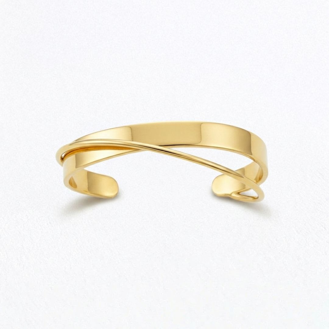 Bracelet jonc acier inoxydable Ambre Bellaime 4