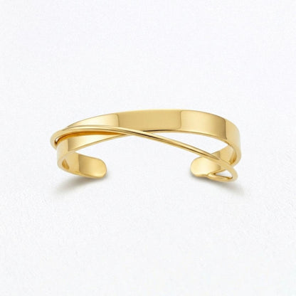 Bracelet jonc acier inoxydable Ambre Bellaime 4