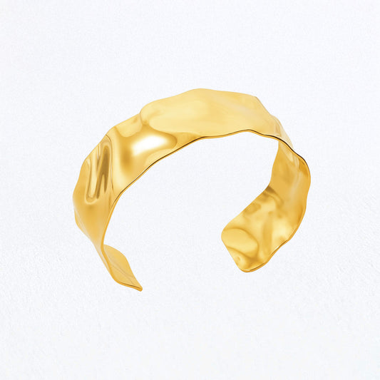 Bracelet Jonc Aurore - Acier inoxydable - Couleur or