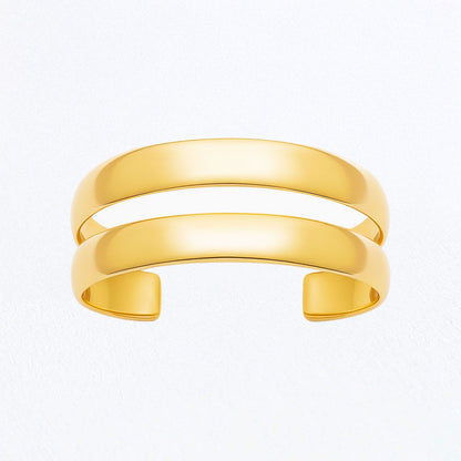 Bracelet Jonc Gaby - Acier inoxydable - Couleur or