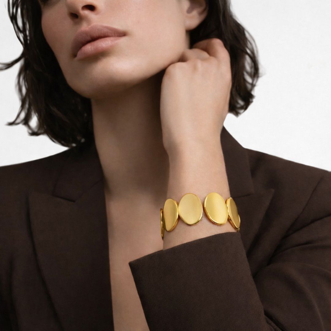 Bracelet jonc acier inoxydable Isaure Bellaime 2