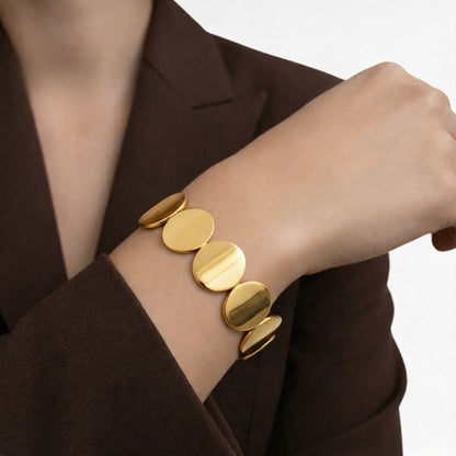 Bracelet jonc acier inoxydable Isaure Bellaime 3