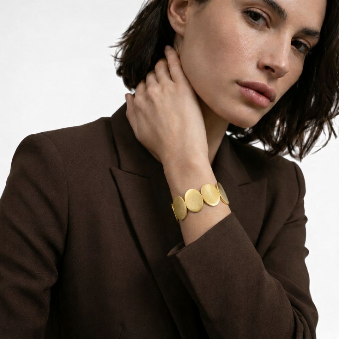 Bracelet jonc acier inoxydable Isaure Bellaime 4