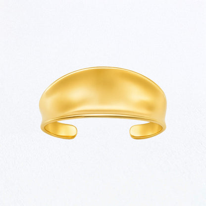 Bracelet Jonc Louise  - Acier inoxydable - Couleur or