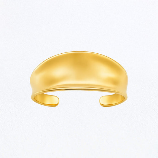 Bracelet Jonc Louise  - Acier inoxydable - Couleur or