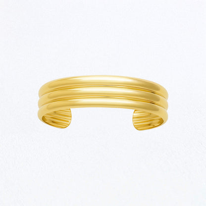 Bracelet Jonc Rachelle  - Acier inoxydable - Couleur or