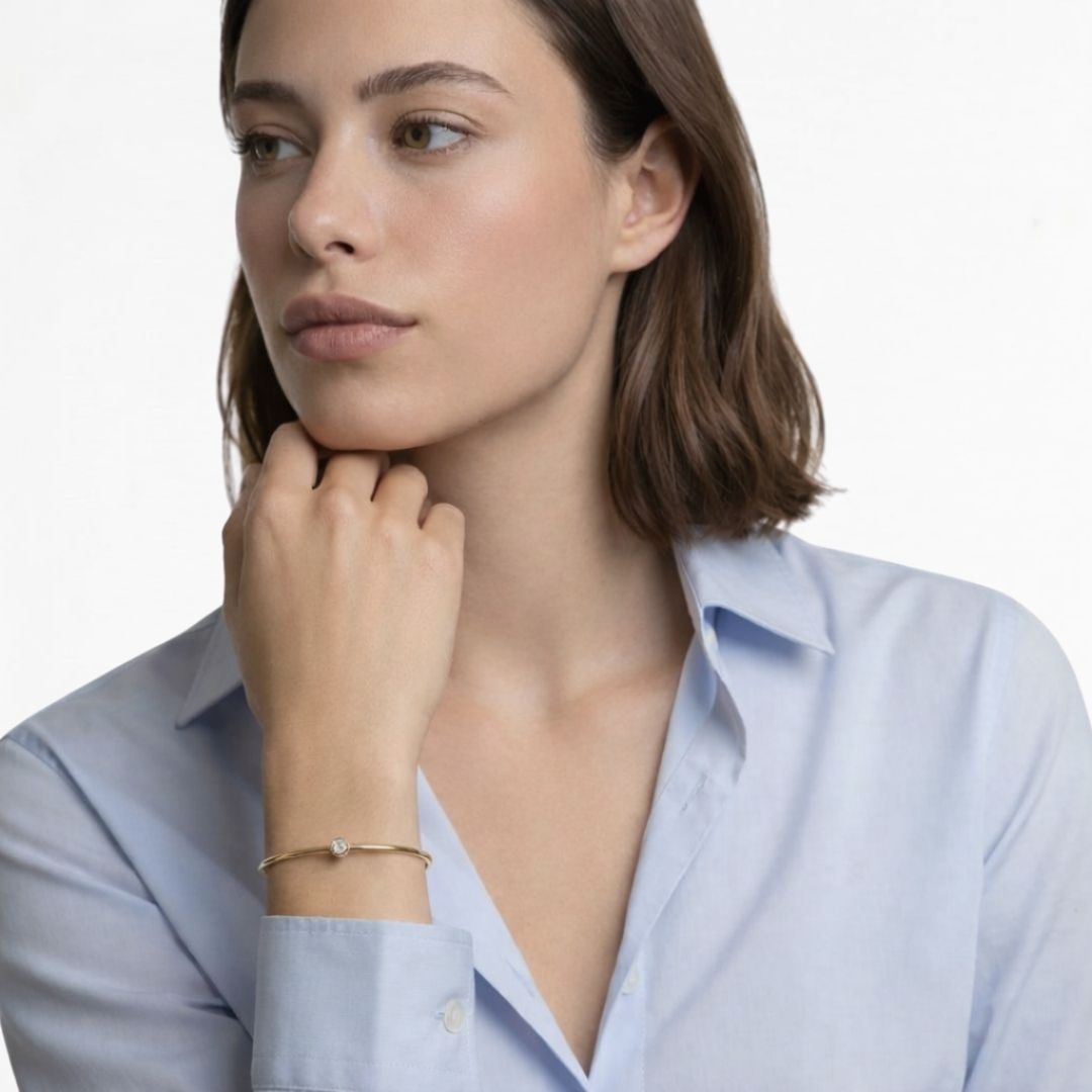 Bracelet jonc plaqué or 18K Emma Bellaime 4